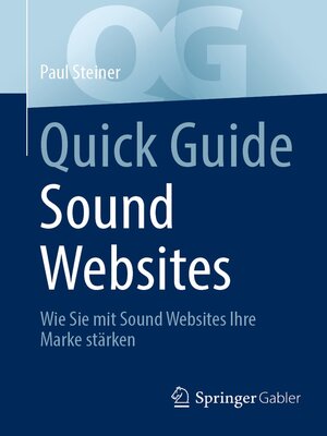 cover image of Quick Guide Sound Websites